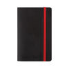 Black n Red Soft Cover Notebook A6 Black