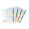 Concord Divider 10-Part A4 Polypropylene Multicoloured 06901