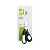 Q-Connect Ergonomic All Purpose Scissors 210mm Stainless Steel Blades Black Handle CKF01227