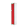 Single Compartment Locker 300x300x1800mm Red Door MC00005