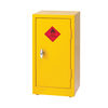 Hazardous Substance Storage Cabinet 28X14X12 inch C/W 1 Shelf Yellow 188737