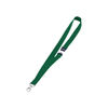 Durable Name Badge Lanyard 20mm Green (Pack of 10) 8137/05