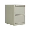 Bisley 2 Drawer Filing Cabinet Lockable 470x622x711mm Goose Grey BS2EGY