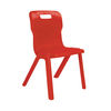 Titan 380mm Red One Piece Chair (Pack of 10)