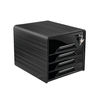 CEP Smoove Secure 4 Drawer Module with Lock Black 7-311S Black