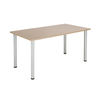 Jemini 1800mm Grey Oak Rectangular Meeting Table KF840197