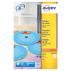 Avery Laser CD/DVD Full Face Label 2 Per Sht Wht (Pack of 50) L7676-25