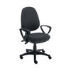 Astin Nesta Operator Chair with Fixed Arms 590x900x1050mm Charcoal KF810937