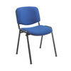 First Ultra Multipurpose Stacking Chair 532x585x805mm Blue KF98504