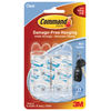 3M Command Mini Clr Hooks Wth Strips 