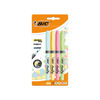 BIC Marking Assorted Pastel Grip Highlighters - (Pack of 4)