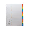 Concord Index 1-15 A4 White with Multicoloured Mylar Tabs 01601/CS16