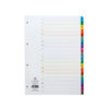 Concord Index A-Z A4 White with Multicoloured Mylar Tabs 02101/CS21