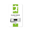 Q-Connect USB 3.0 Slider 16GB Flash Drive Silver/Black KF16369