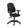 Jemini Intro Posture Chair with Arms 640x640x990-1160mm Black KF822592