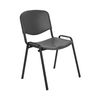 Jemini Multipurpose Stacking Chair Polypropylene 610x535x780mm Charcoal KF72369