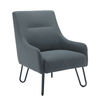 Jemini Reception Armchair Hairpin Leg Grey KF79142