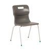 Titan 4 Leg Classroom Chair 438x398x670mm Charcoal KF72182