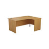 Jemini Radial Right Hand Panel End Desk 1600x1200x730mm Nova Oak KF805083