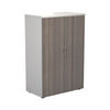Jemini 1200 x 450mm White/Grey Oak Wooden Cupboard