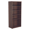 Jemini Wooden Bookcase 800x450x1800mm Dark Walnut KF810988