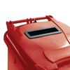 Confidential Waste Wheelie Bin 120 Litre Red 377902