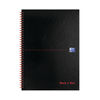 Black n Red A-Z Wirebound Hardback Notebook A4 (Pack of 5)