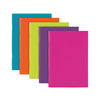 Polypropylene Covered Notebooks A5 40 Sheets Assorted  (Pack of 10) 301746