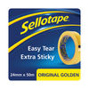 Sellotape Original Golden Tape 24mmx50m (Pack of 24)
