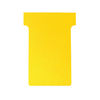 Nobo T-Card Size 2 48 x 85mm Yellow (Pack of 100) 2002004