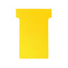 Nobo T-Card Size 3 80 x 120mm Yellow (Pack of 100) 2003004