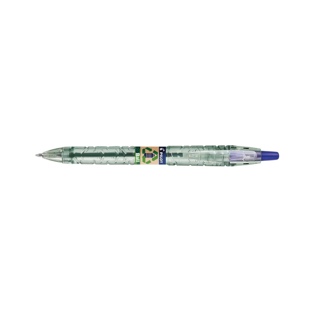 Pilot Blue B2P Ecoball Ballpoint Medium Pens (Pack of 10)