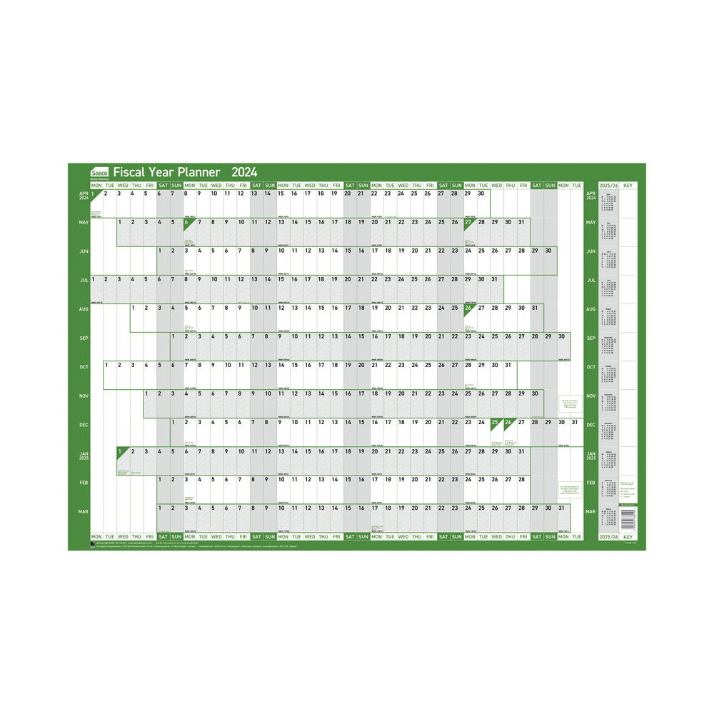 Sasco Fiscal Year Planner 2024-2025 2410225