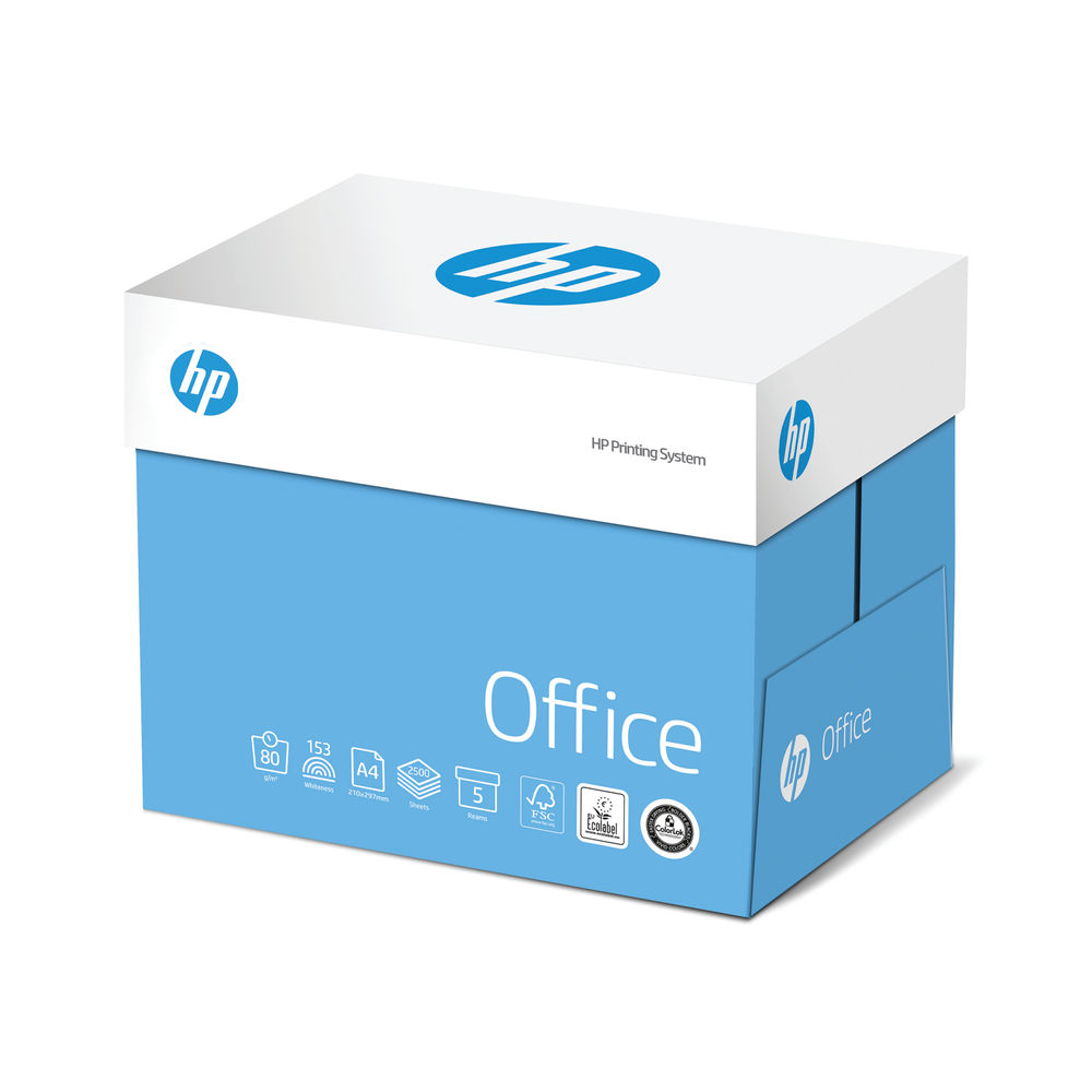 HP White Office A4 Paper 80gsm (Pack of 2500) HP F0317