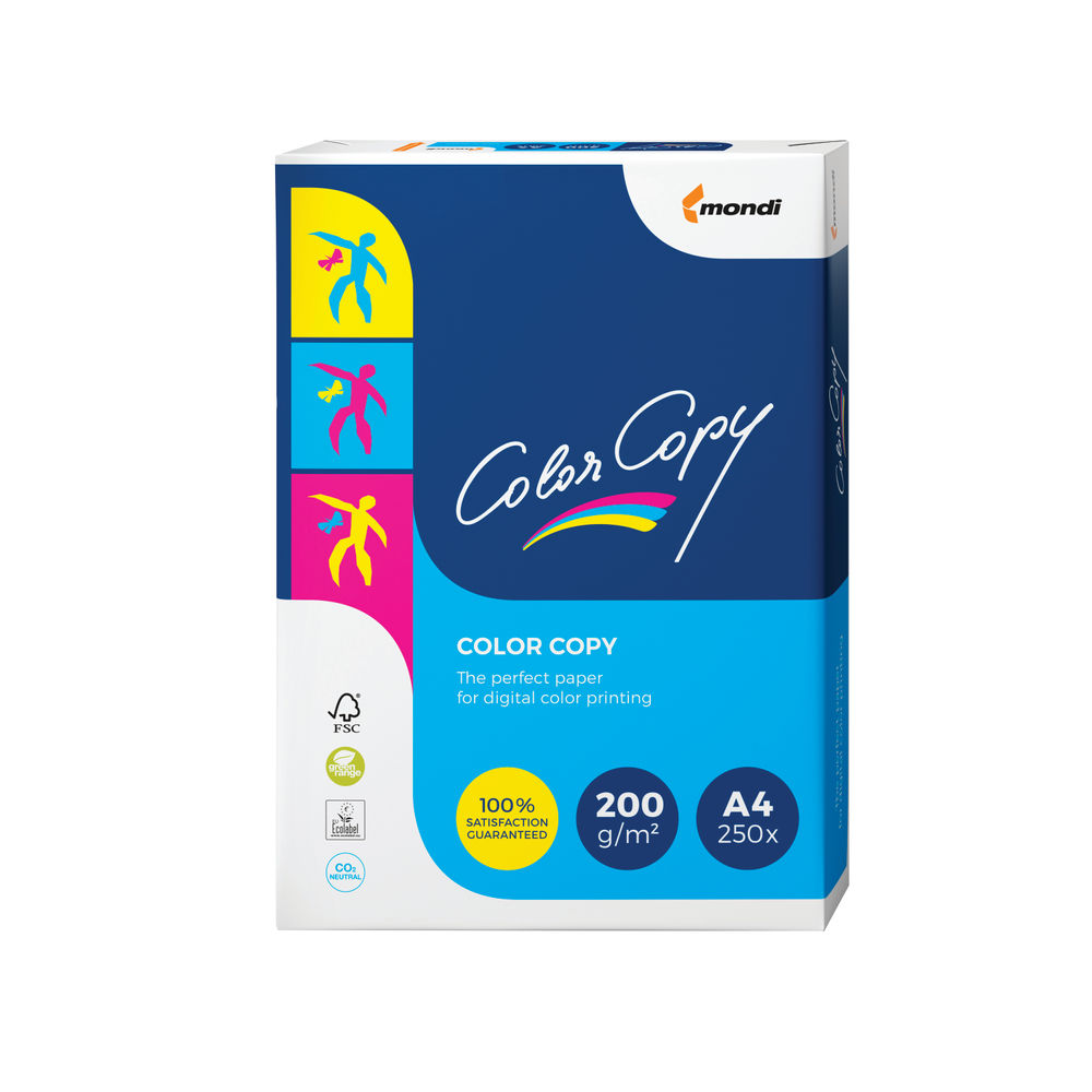 Color Copy A4 Paper 200gsm White (Pack of 250)