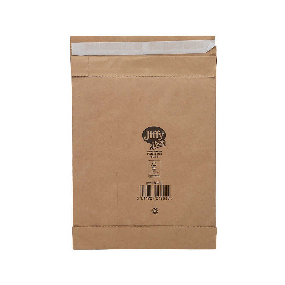 Jiffy Size 2 Gold Padded Bags (Pack of 100) - JPB-2