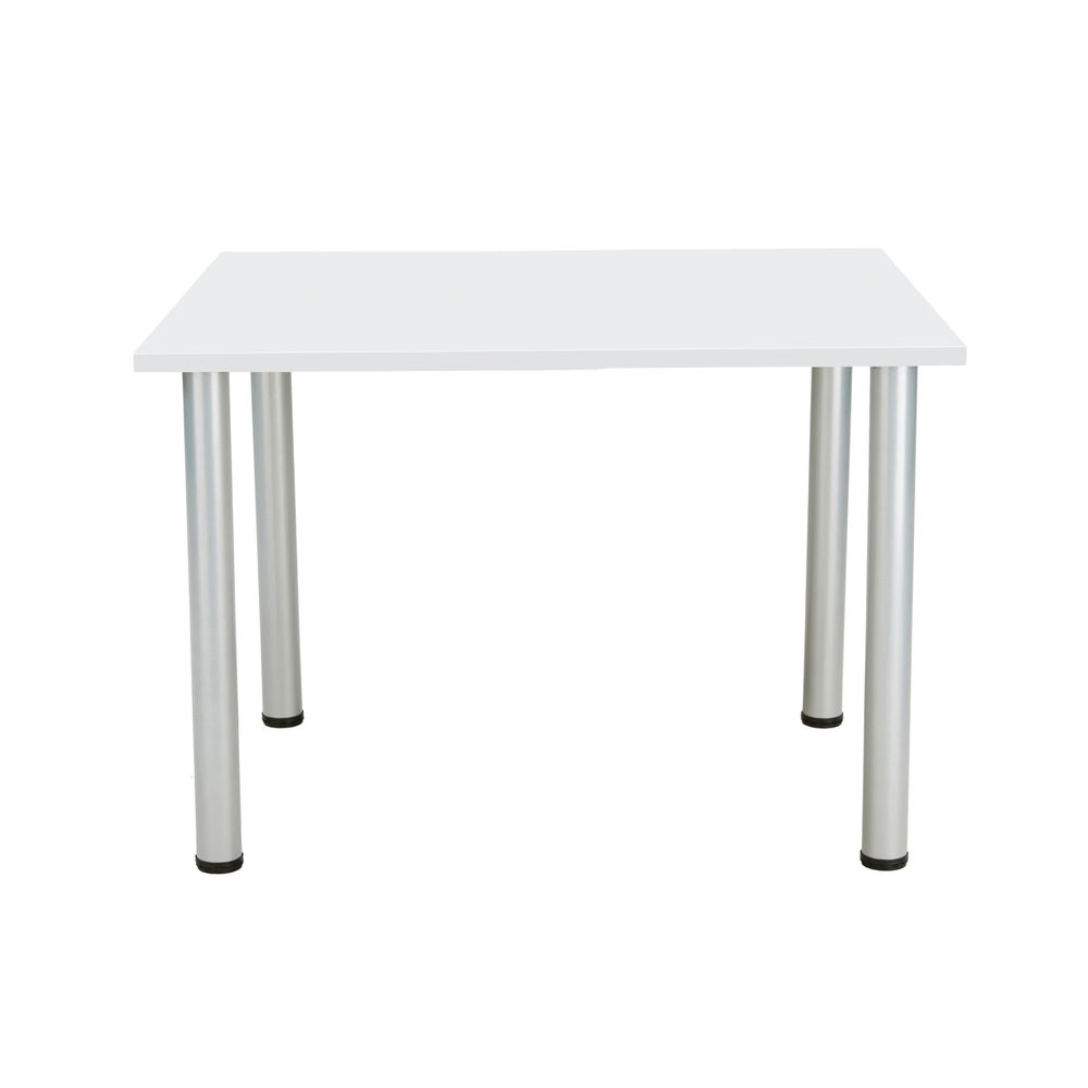 Jemini 1200x800mm White Rectangular Meeting Table
