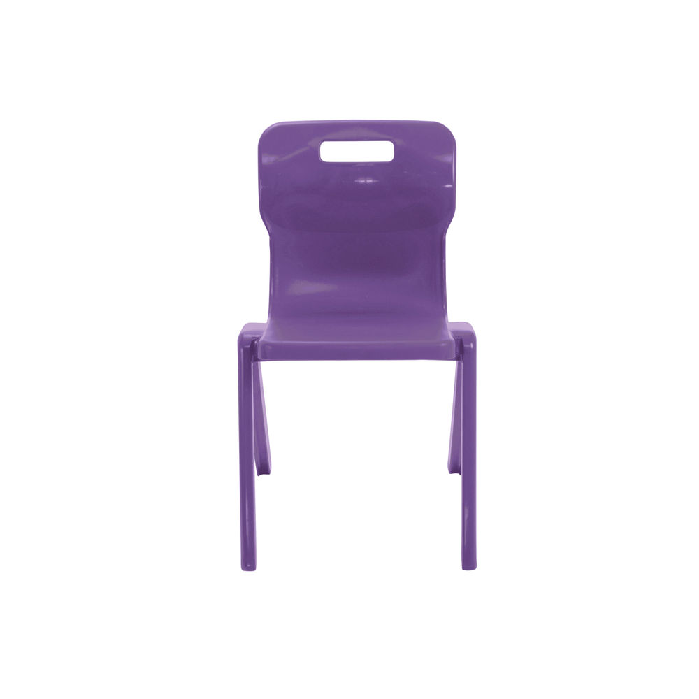 Titan 460mm Purple One Piece Chair