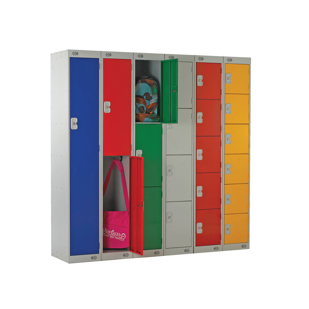 Three Compartment D300mm Dark Grey Locker