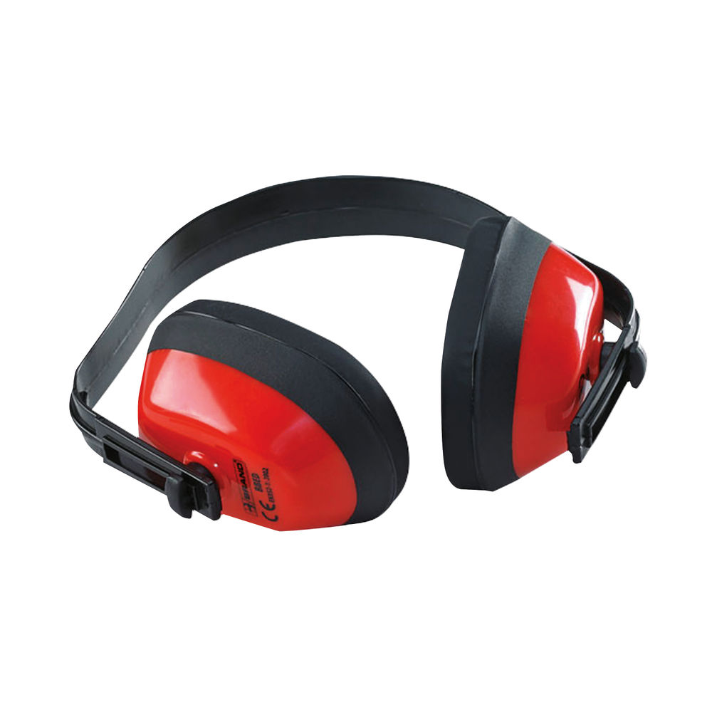 B-Brand Economy Ear Defenders SNR27 Red