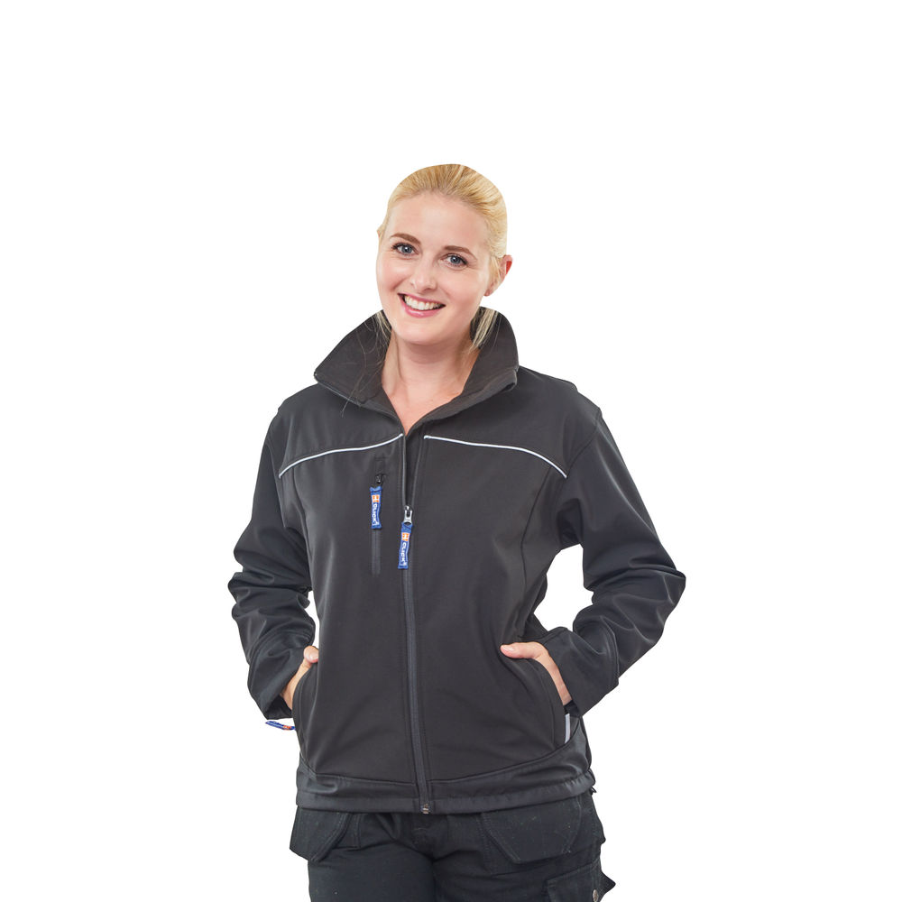 Beeswift Ladies Soft Shell Jacket Black XL LSSJBLXL