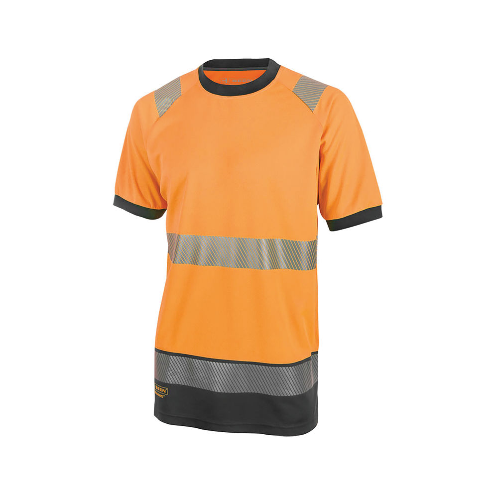 Beeswift High Visibility Short Sleeve T-Shirt Orange/Black M HVTT001ORBLM