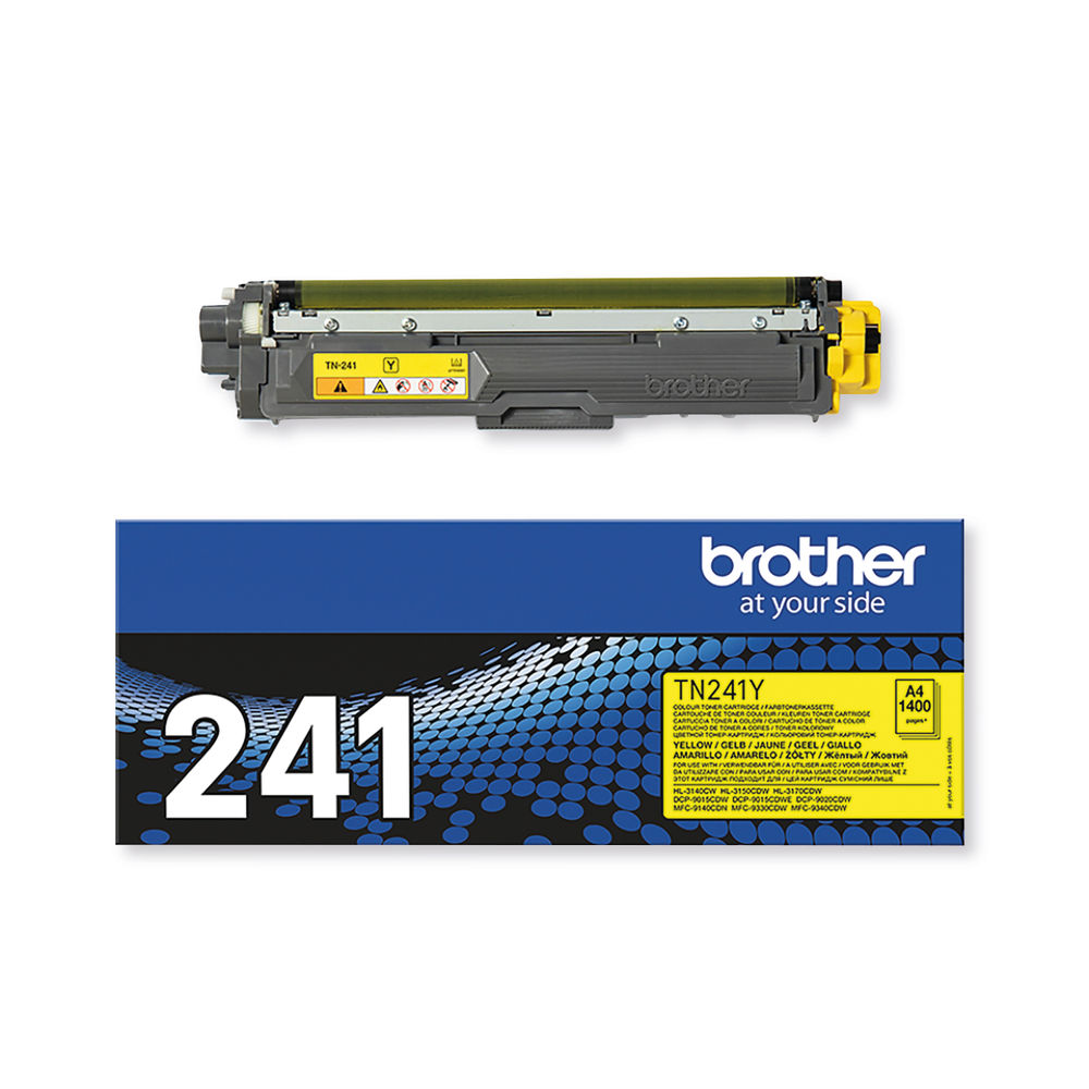 Brother TN241Y Yellow Toner Cartridge - TN241Y