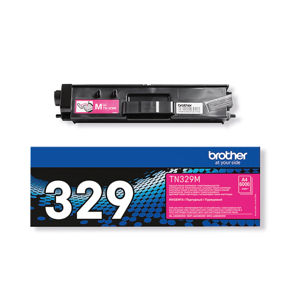 Brother TN-329M Toner Cartridge Super High Yield Magenta TN329M