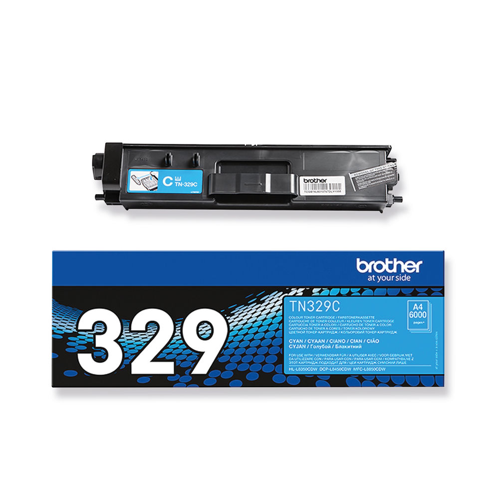 Brother TN-329C Toner Cartridge Super High Yield Cyan TN329C