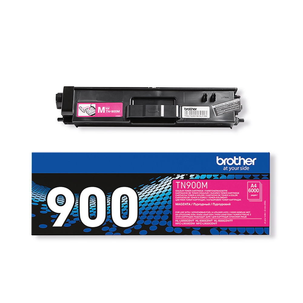 Brother TN-900M Toner Cartridge Super High Yield Magenta TN900M