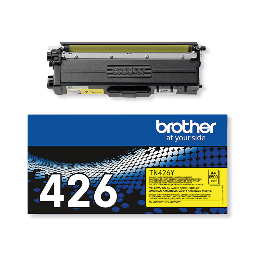 Brother TN-426Y Toner Cartridge High Yield Yellow TN426Y