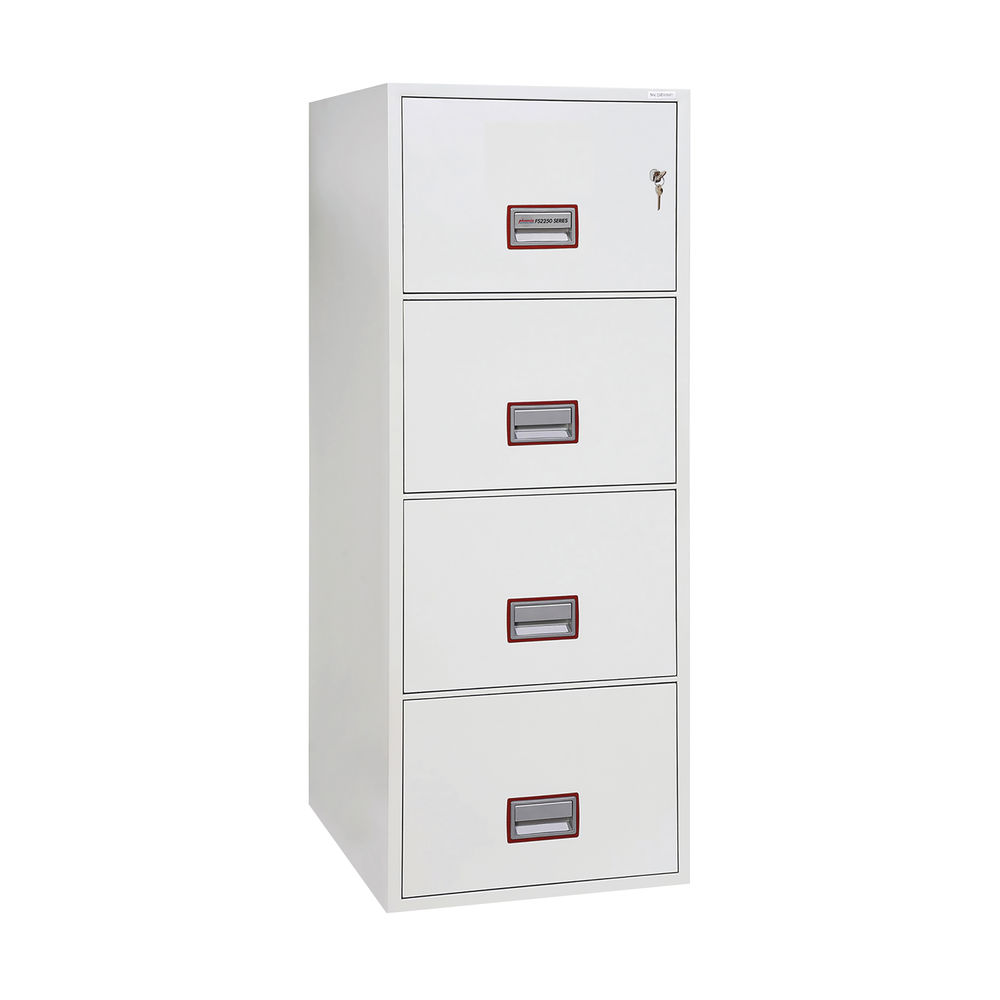 Phoenix 4 Drawer 90 Minute Fire Rated Filing Cabinet FS2254K