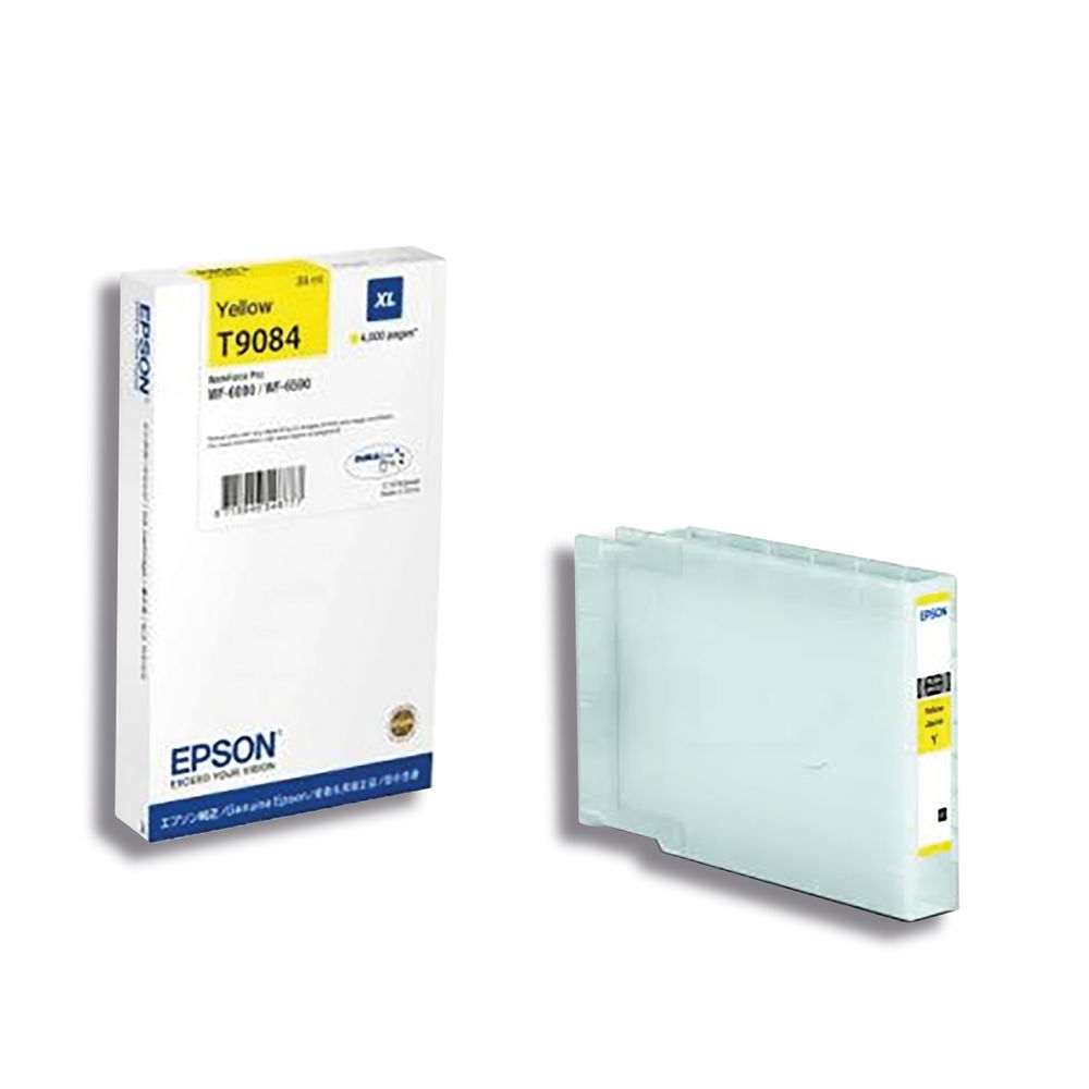 Epson T9084 Yellow High Capacity Ink Cartridge - C13T908440