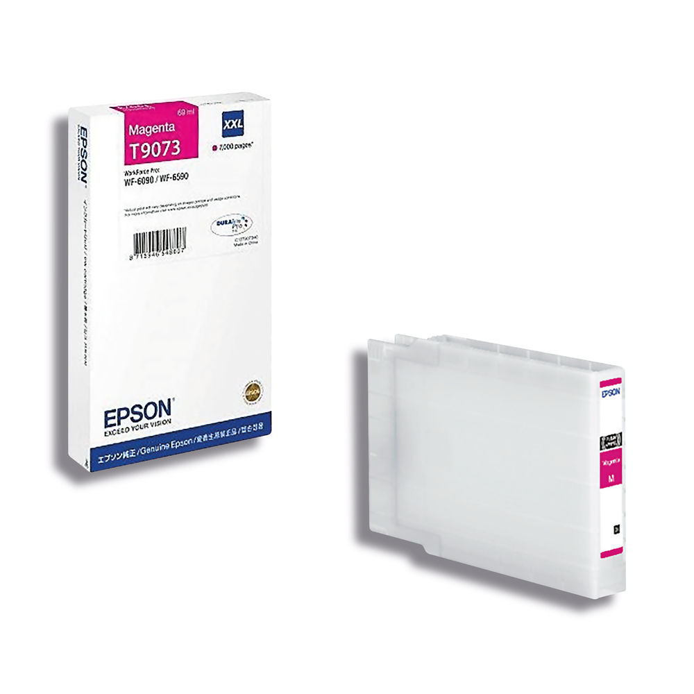 Epson T9073 Magenta Ink Cartridge - Extra High Capacity C13T907340